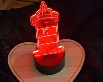 the Little Red Lighthouse LED Light