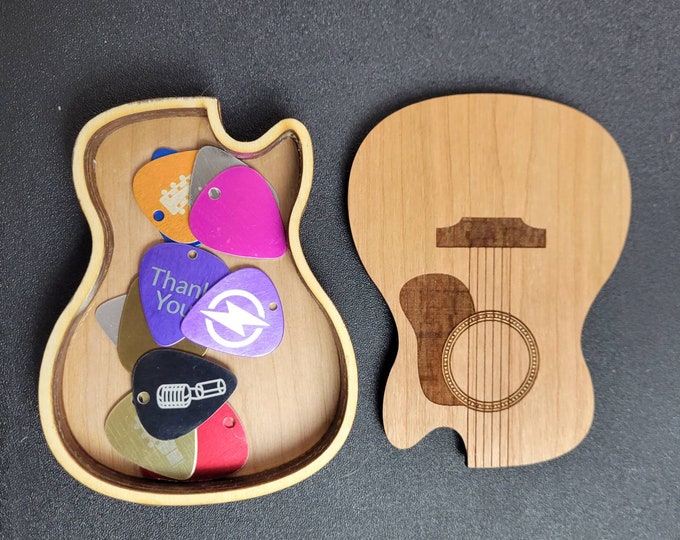 Guitar pick box