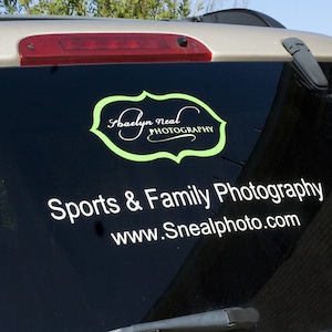Car decal / Window decal / Back window decal / Car back window decal / business decal / vinyl decal