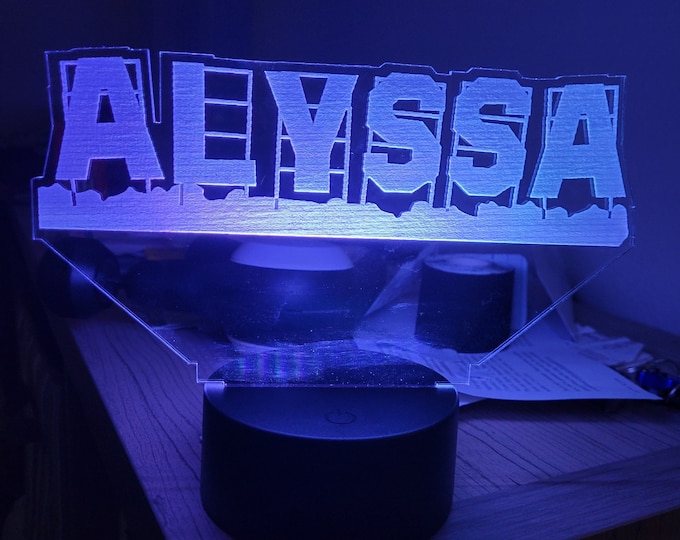 Hollywood style LED Light customized with name