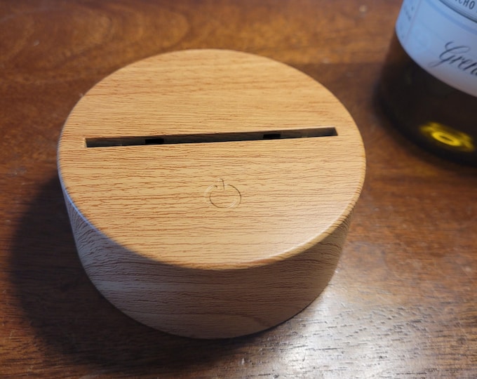 Upgrade to wood grain style LED lamp