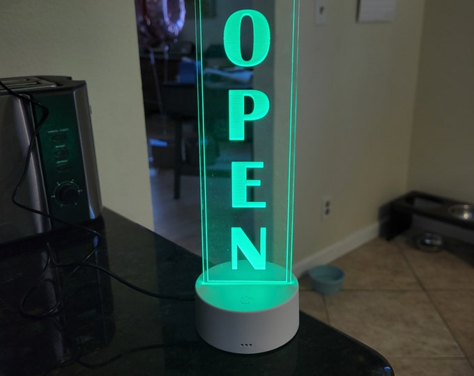 OPEN or CLOSED LED Light