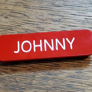 Ships next day Shitt's Creek Johnny name badge image 1