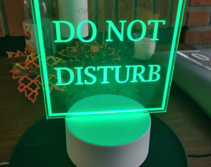 DO NOT DISTURB Led Light