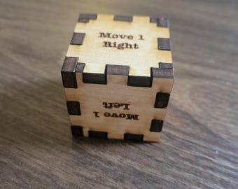 Custom wood die or dice