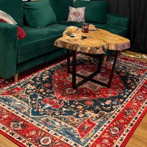 Turkish rug, Vintage Turkish rug, Boho rug, Kilim rug, Handmade rug, Oushak rug, Anatolian rug, Wool area rug, Turkish carpet, Oriental rug