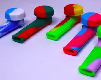 Compact Silicone Hand Pipe- Festival Pipe – Durable, Portable, Easy to Clean