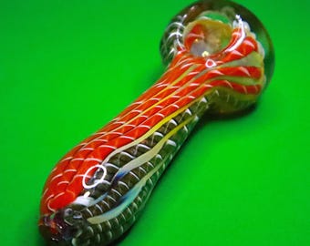 6” Loud Color Swirl Twist Pipe- Vibrant Swirl-BOLD