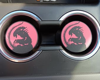 Xenomorph, Alien,Car Coasters,Cup Holder Coaster,Car Decor,Truck Coasters,Coaster,Coaster Set,Gift for him