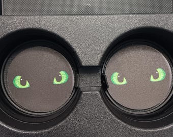 Cómo entrenar a tu dragón, Desdentado, Furia Luminosa, Accesorios para coche, Decoración para coche, Posavasos para coche, Posavasos, decoración para automóvil, posavasos para portavasos