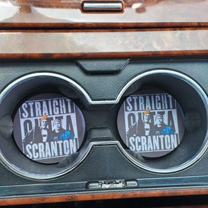 Straight Outta Scranton, Kontor, Roliga presenter, Bilunderlägg, Mugghållarunderlägg, Underlägg, Biltillbehör, Bildekor, Bildekor, Fordonsunderlägg
