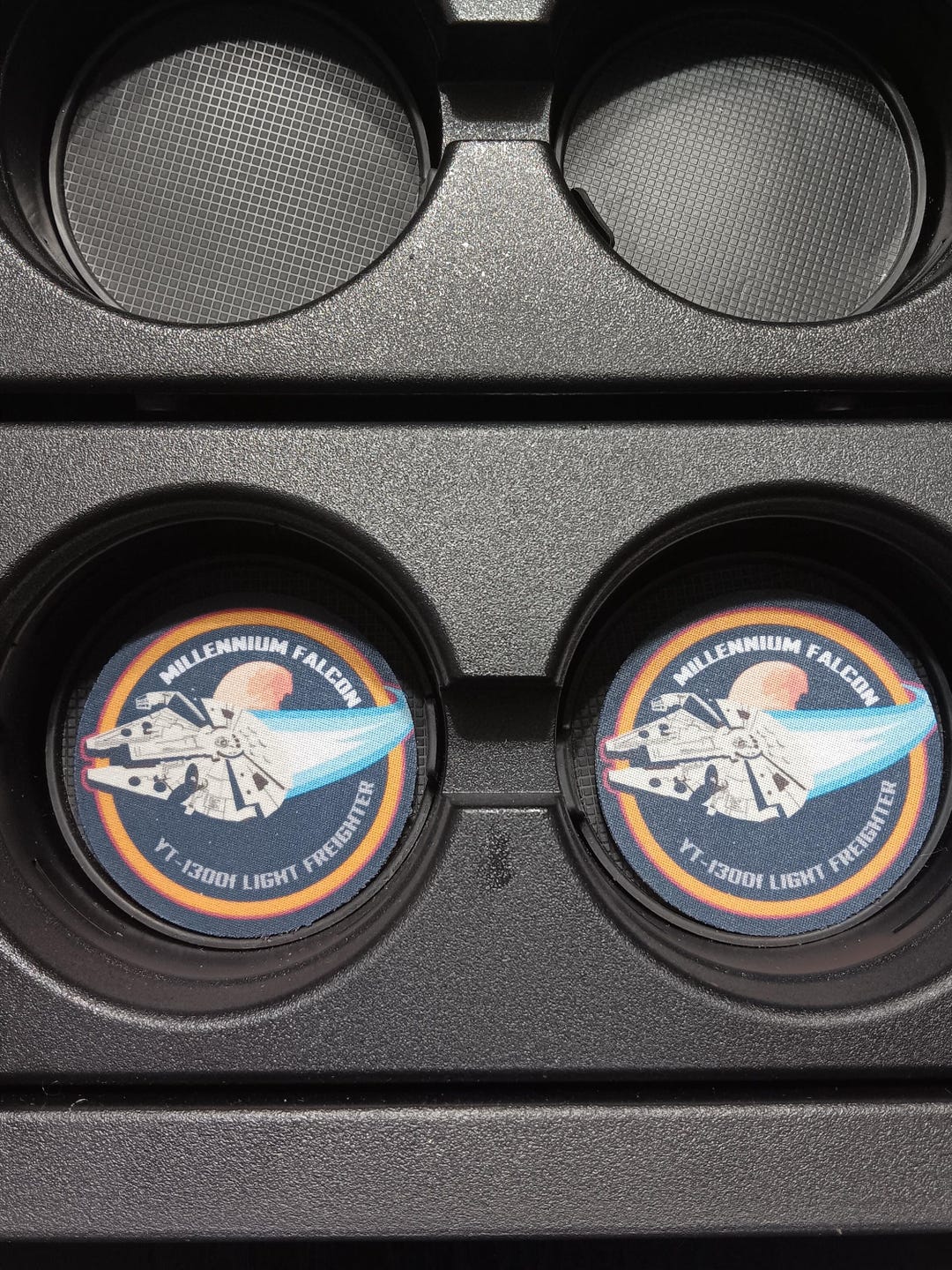 Star Wars,millennium Falcon,universal Fit Car Coasters,car Drink ...