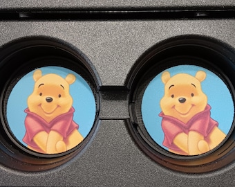 Winnie The Pooh, Pooh Bear, Sottobicchieri universali per auto, Sottobicchieri in gomma, Accessori per auto, Sottobicchieri per tazze, Regali di Natale, Regali per lei, Decorazioni per auto