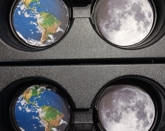 Tierra, Luna llena, Luna, Posavasos para coche, Posavasos, Accesorios para coche, Decoración para coche, Decoración automotriz, Posavasos para portavasos