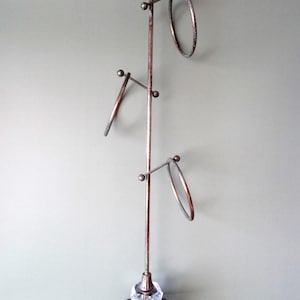 Vintage Brass with Verdigris Patina Towel Bar