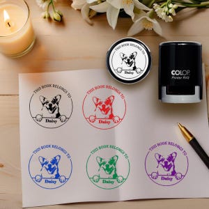 Timbro personalizzato con ritratto di animale domestico, timbro personalizzato per animale domestico, timbro per animali, timbro per cani, regalo commemorativo per animale domestico, regalo per animale domestico, timbro autoinchiostrante personalizzato