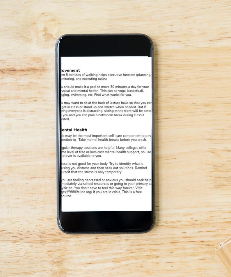 ADHD Student Guide to Crushing College: 60‑Page Ebook Including Worksheets & Bonus Content image 7