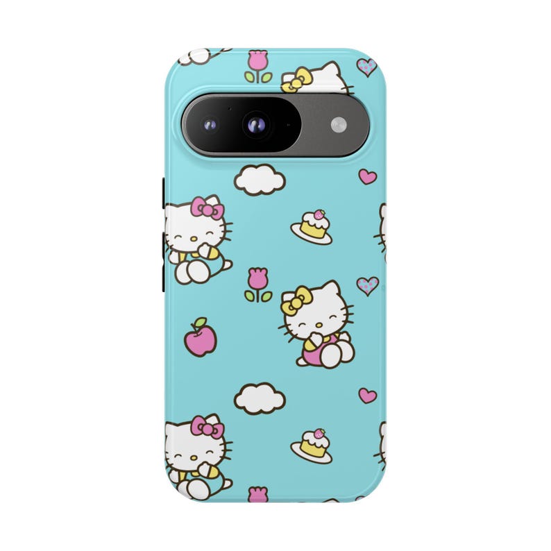 Cute Hello Kitty Phone Case, Kawaii Phone Protector, Girls Gifts, Custom Cases, Fun Phone Accessories, Hello Kitty Lover image 3