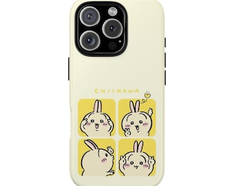 Kawaii Usagi iPhone Case, Fun Cartoon Rabbit, Shock Absorbent