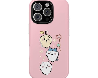 Cute Chiikawa Phone Case, Tough Cases with Adorable Characters, Kawaii Gift for Kids, Silicone Protector for Girls, Fun Phone Accessories