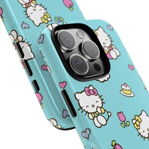 Cute Hello Kitty Phone Case, Kawaii Phone Protector, Girls Gifts, Custom Cases, Fun Phone Accessories, Hello Kitty Lover image 2