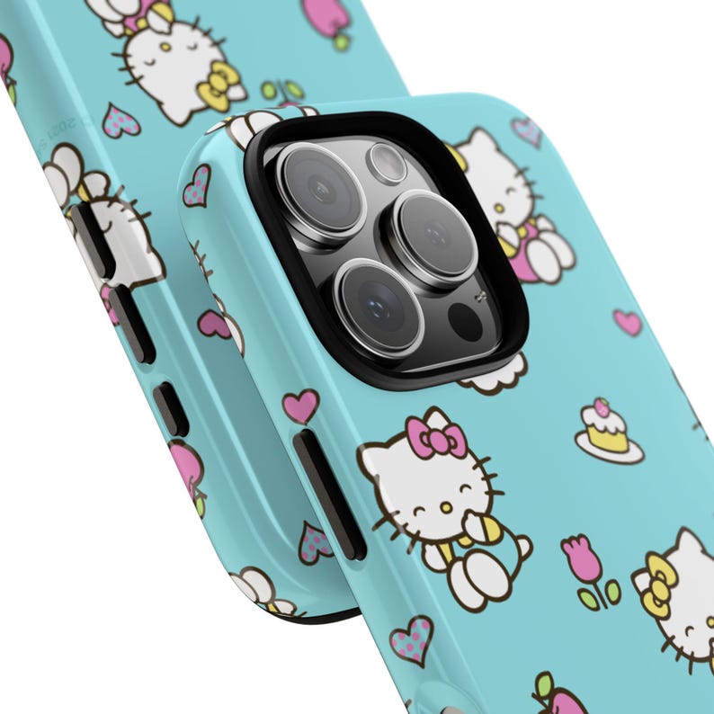 Cute Hello Kitty Phone Case, Kawaii Phone Protector, Girls Gifts, Custom Cases, Fun Phone Accessories, Hello Kitty Lover image 2