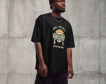 Camiseta de gran tamaño y peso pesado