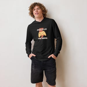 T-shirt met lange mouwen en capuchon