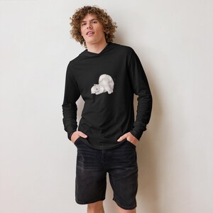 T-shirt met lange mouwen en capuchon