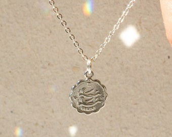 Dainty Zodiac Necklace | Zodiac Necklace | Delicate Zodiac Necklace | Silver Zodiac Necklace | Horoscope Necklace | Celestial Jewelry