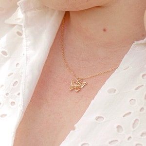 Gold Butterfly Necklace | Summer Butterfly Necklace | Best Friend Necklace | Summer Jewelry