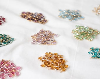 Sparkling Crystal Birthstone Charm | Birth Month Gift for Mom | Birthday Gift for Her | Push Present | Mom Gift