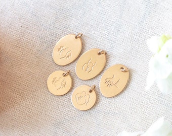 Body Add On Charms | Body Positive Charm | Female Gold Charm