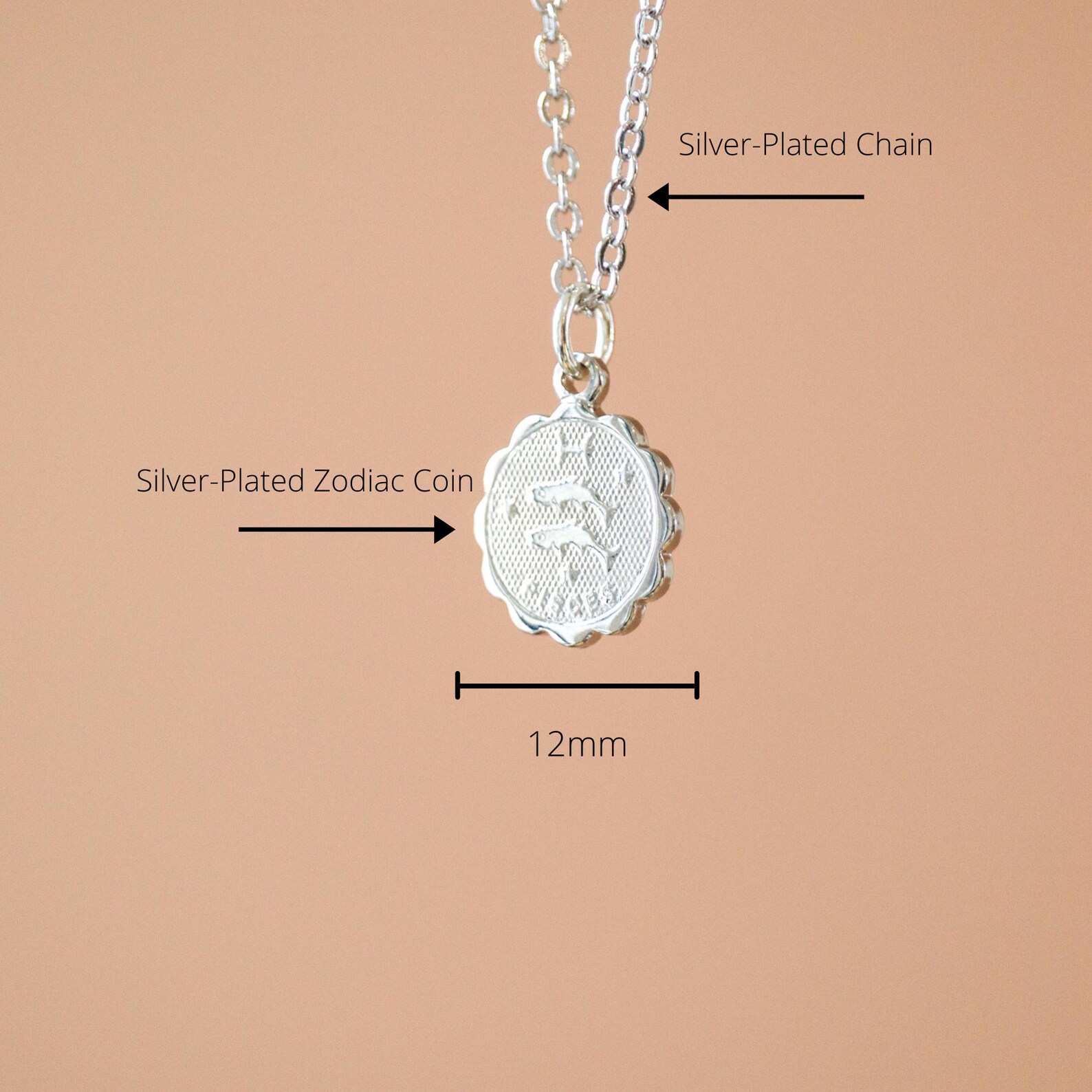 Dainty Zodiac Necklace Zodiac Necklace Delicate Zodiac Etsy