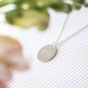 Mom Necklace New or Expecting Mom Gift Push Present Pregnancy Gift Baby Shower Gift Mama Necklace Oval image 4