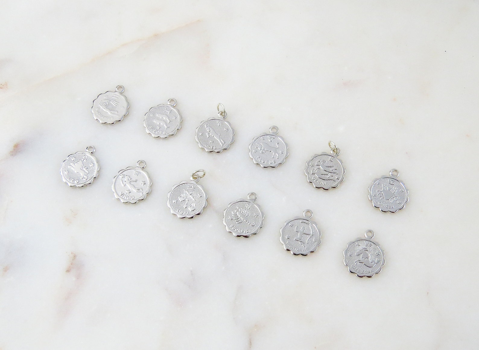 Dainty Zodiac Necklace Zodiac Necklace Delicate Zodiac Etsy