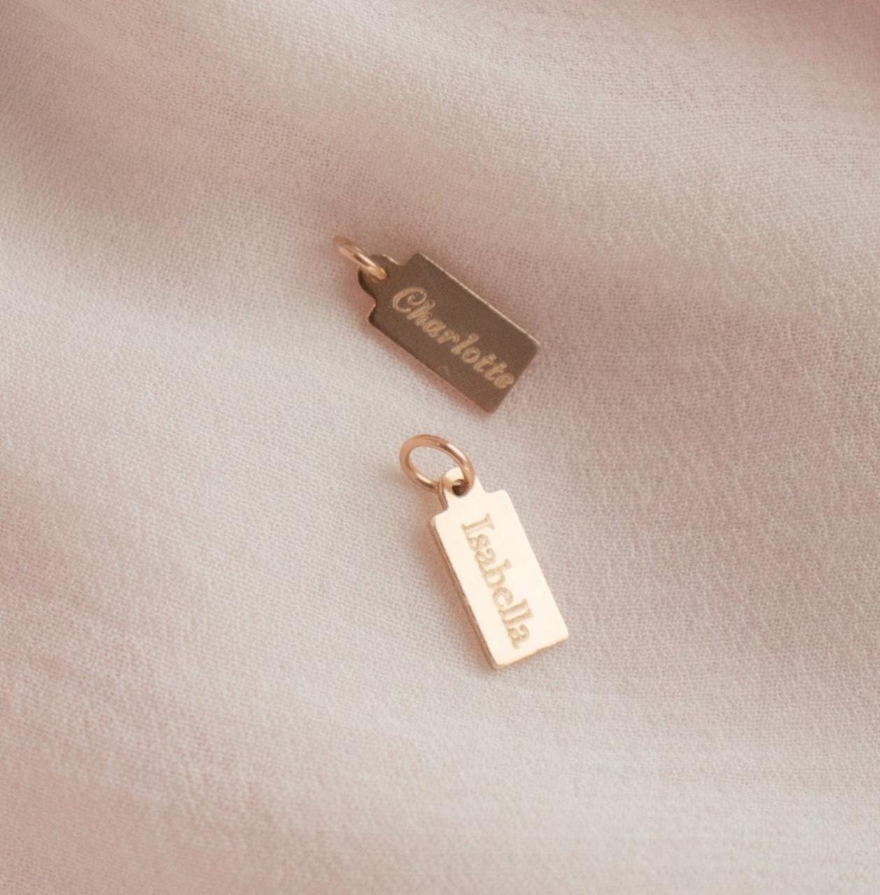 Pendentif porte-nom personnalisé | Porte-nom personnalisé | Porte-nom pour enfants | Cadeau personnalisé