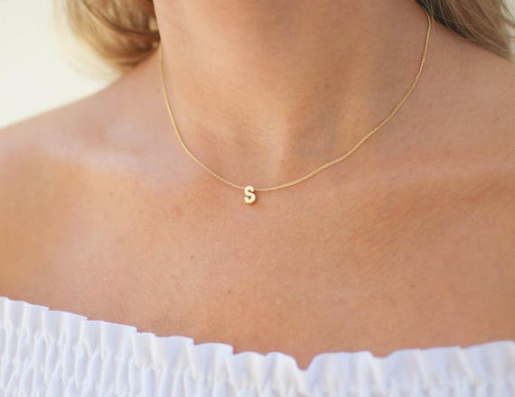 TWISTED INITIAL NECKLACE – Aglaea Jewellery