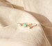 Dainty Gemstone Ring | Lab Opal Ring | Moonstone Ring | Turquoise Ring | Thoughtful Birthday Gift | Gold Crystal Ring | Promise Ring