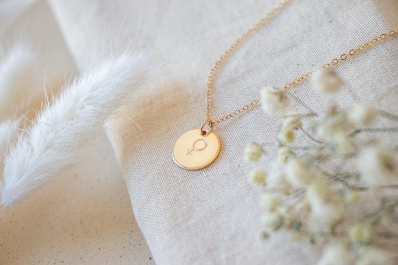 Feminist Necklace Female Symbol Necklace Girl Power Female