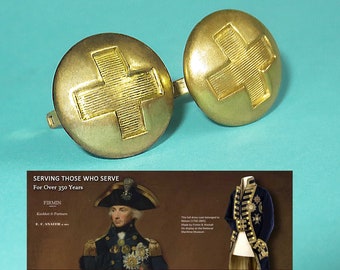 Antique Historic FIRMIN and Sons Est. 1655 CUFF LINKS 14k