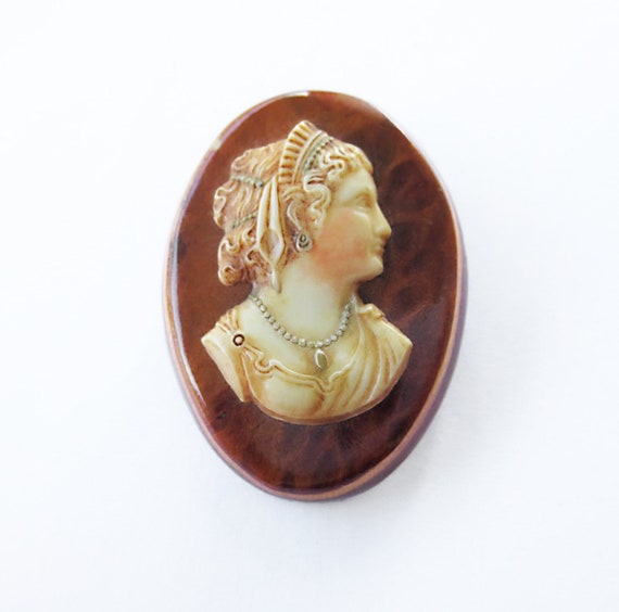 Antique Art Deco Art Nouveau Celluloid Bakelite B… - image 1