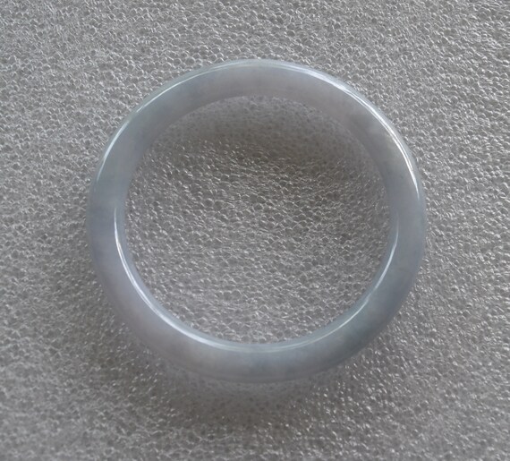 Estate Solid JADEITE CELADON Semi Translucent 7mm… - image 2