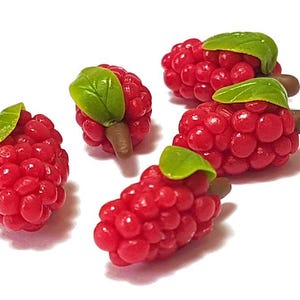 Set of 5 Dollhouse Miniature Bunches of Grapes * Doll Mini Food Fruit