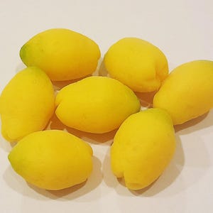 100 Dollhouse Miniature Lemons * Doll Mini Food Fruit Lemon Wholesale