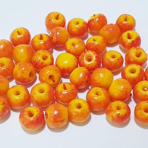 20 Dollhouse Miniature Gala Apples * Doll Mini Food Fruit Apple Set