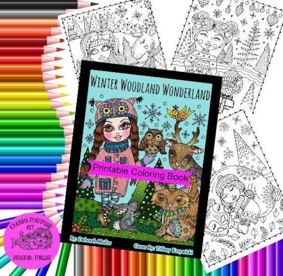 Winter Wonderland to Color: Coloring Book for Adults and Kids to Share: A  Winter and Holiday Book for Kids
