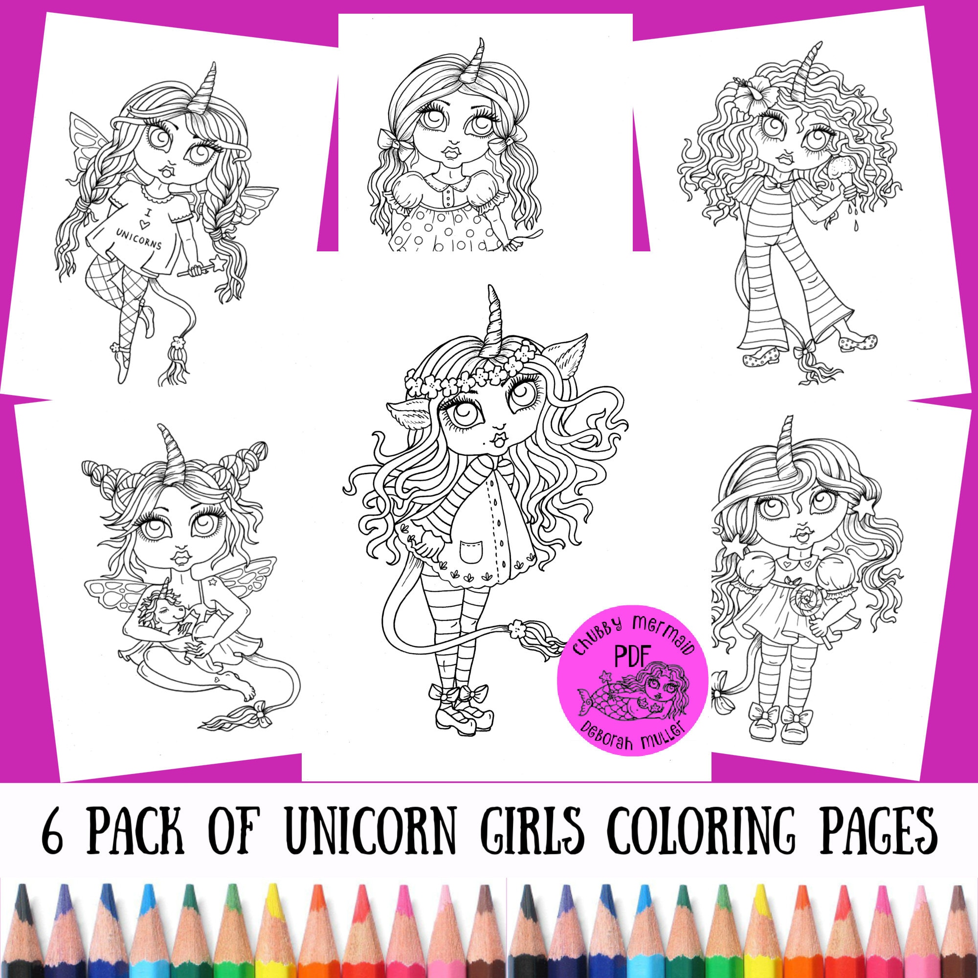 9400 Coloring Page Unicorn Pdf  Free