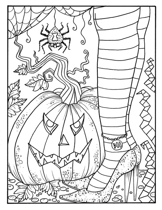 Halloween Pdf Coloring Pages