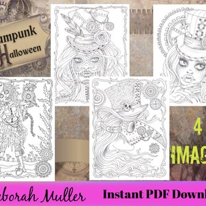 Wydarzenie STEAMPUNK HALLOWEEN 2022. Sprawdź wydarzenie na FB w Monarch Coloring Events. W sprzedaży do października.